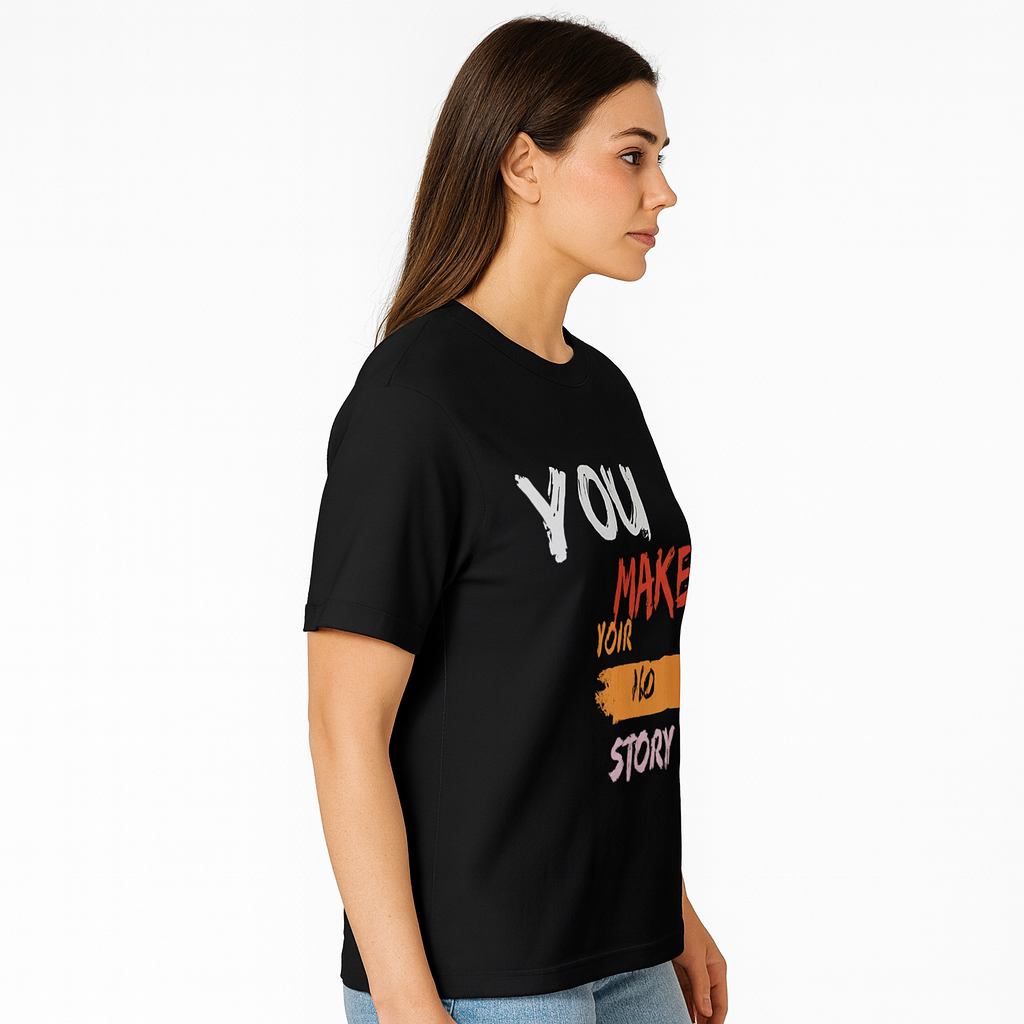 WMFFSHO WOMEN PRINTED ROUND NECK T SHIRT WITH HIGE QUALITY PRINT