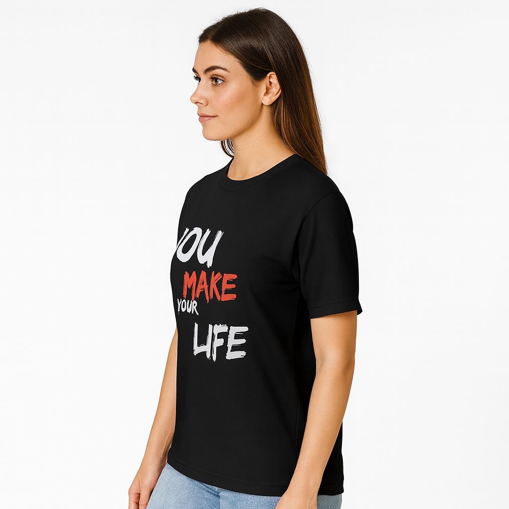 WMFFSHO WOMEN PRINTED ROUND NECK T SHIRT WITH HIGE QUALITY PRINT