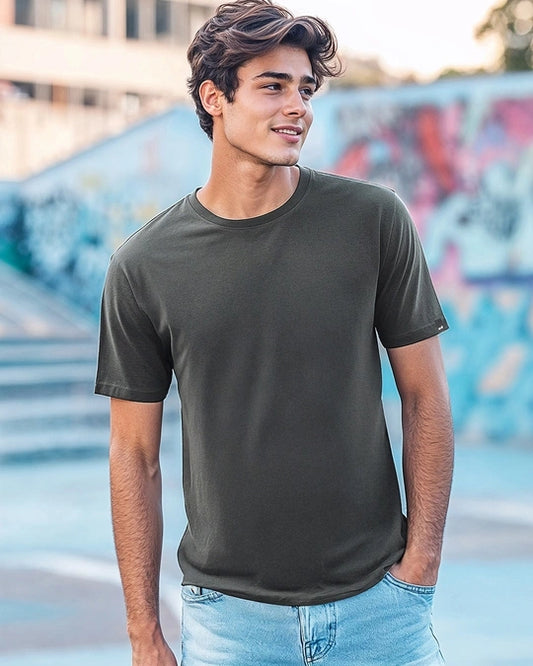 WMFFSHO Men's Grey T-shirt